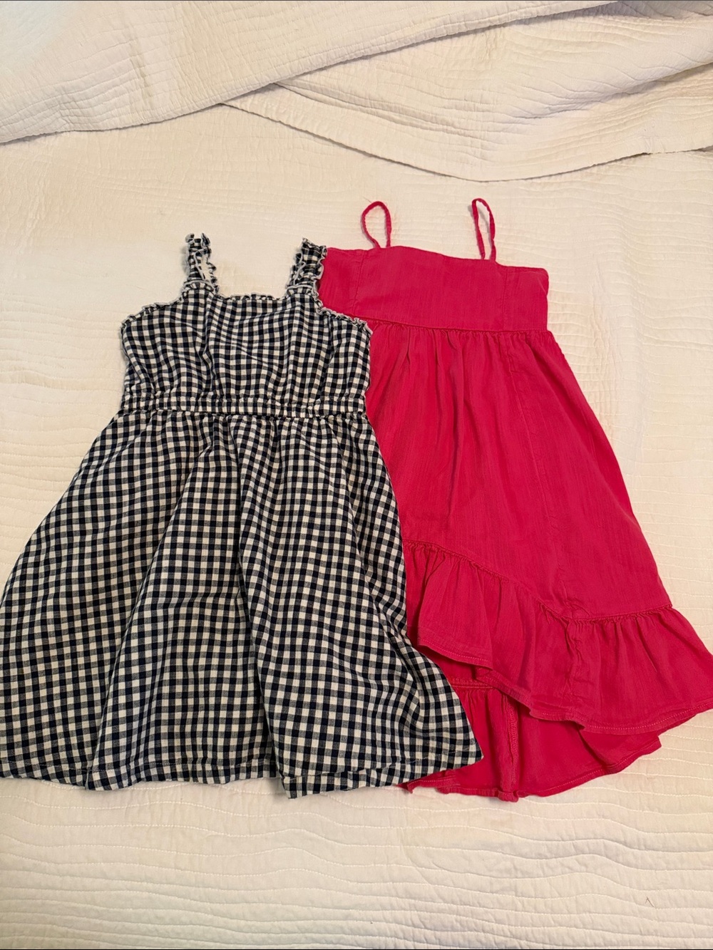 Kids' Pink Gap Sundress and Crew Cuts Gingham Sundress